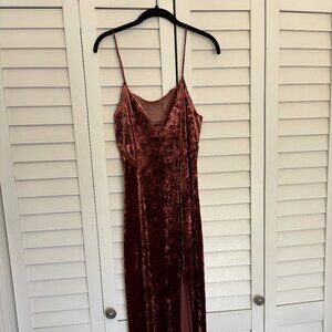 Free People Velvet Midi Dress